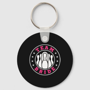 Team Bride Team Groom Bowling Bachelor Party Weddi Key Ring