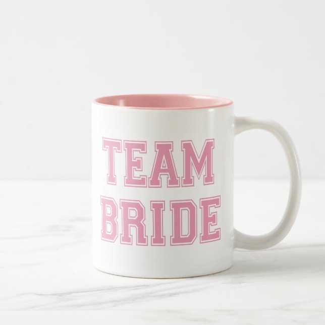 Team Bride Two-Tone Coffee Mug (Right)