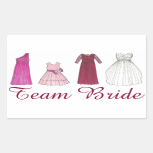 Team Bride Wedding Bridal Party Bridesmaid Sticker