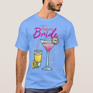 Team Bride Wedding Bride-to-be Bachelorette Bridal T-Shirt