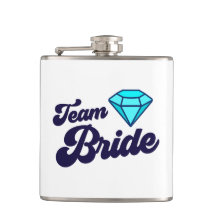 Team Bride Wrapped Flask