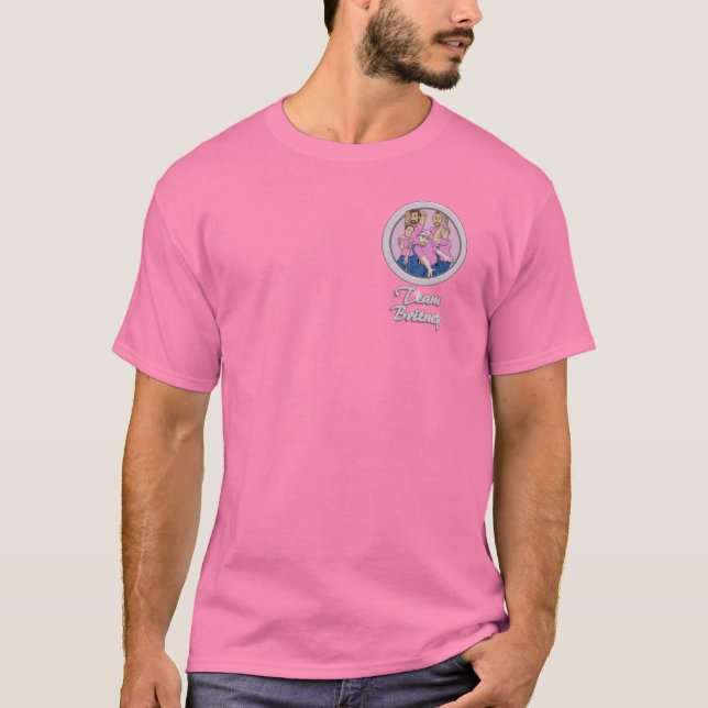 Team Britney basic T-shirt (Front)