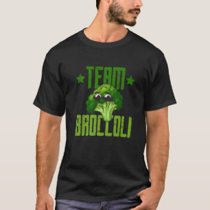 Team Broccoli Cool Broc With Shades Go Vegan T-Shirt