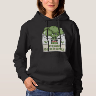 Team Broccoli Vegan Vegetarian Vegetables Hoodie