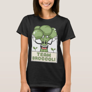 Team Broccoli Vegan Vegetarian Vegetables T-Shirt