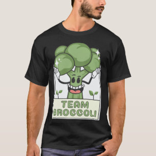Team Broccoli Vegan Vegetarian Vegetables T-Shirt