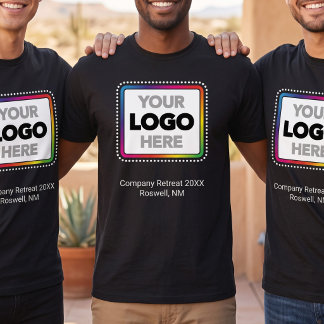 Team Building / Company Retreat - Add Your Logo T-Shirt