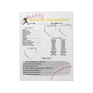 Team Building Questionnaire Notepad