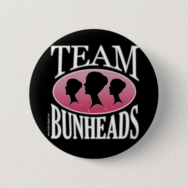 Team Bunheads (customisable) 6 Cm Round Badge (Front)