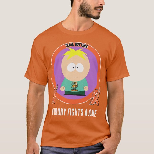 Team Butters - I Am A Warrior T-Shirt (Front)