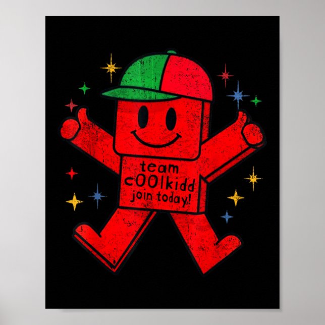 Team C00lkidd Join Today Funny Trending Quote Wome Poster (Front)