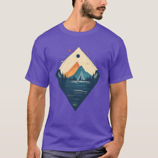 Team Camping Minimalist Adventure girl T-Shirt