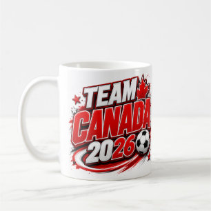 TEAM CANADA 2026 Soccer Fan Mug Canadian