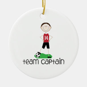 Team Captain Ceramic Tree Decoration