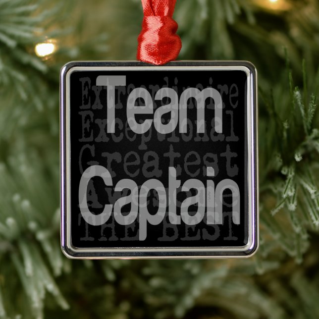Team Captain Extraordinaire Metal Tree Decoration (Tree)