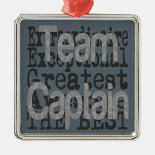 Team Captain Extraordinaire Metal Tree Decoration