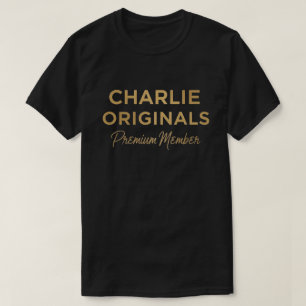 Team Charlie Lifetime Member Funny Name Charlie T-Shirt
