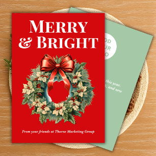 Team Christmas Card in Red