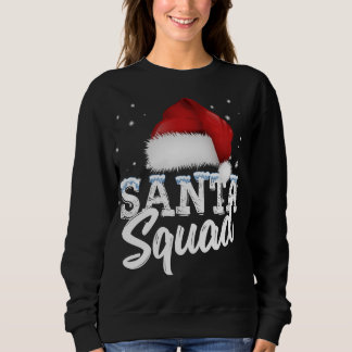 Team Christmas Santa Squad Family Matching Christm Sweatshirt