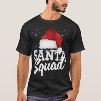 Team Christmas Santa Squad Family Matching Christm T-Shirt