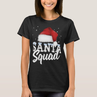 Team Christmas Santa Squad Family Matching Christm T-Shirt