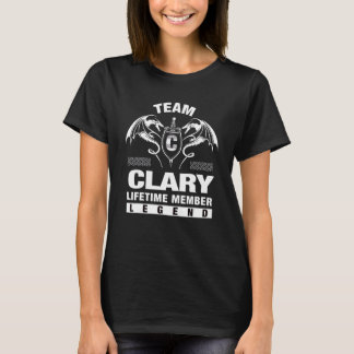 Team Clary Lifetime Member   T-Shirt
