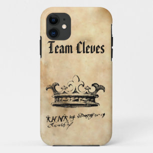 Team Cleves - Anne of Cleves' Crown & Signature iPhone 11 Case