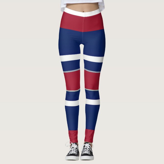 "TEAM COLOR #2 MID" ACTIVEWEAR LEGGINGS (Front)