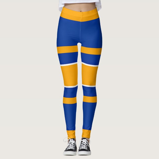 "TEAM COLOR #7 SHORTY" ACTIVEWEAR LEGGINGS (Front)