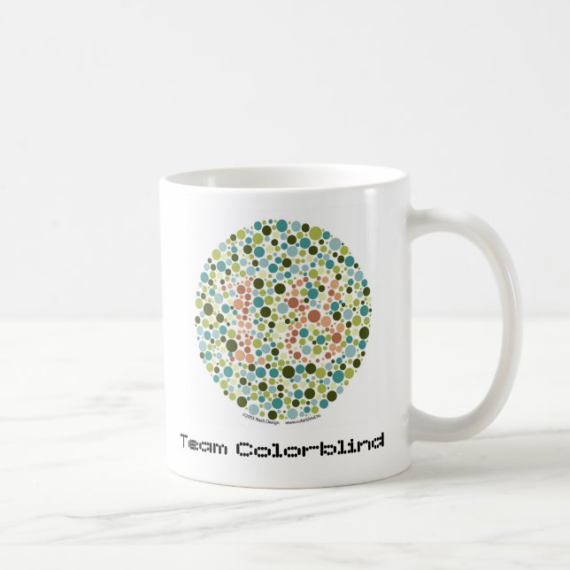 Team Colorblind Coffee Mug (Right)
