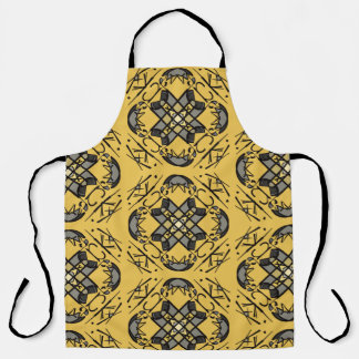 Team colours. Black and Gold Apron