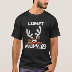 Team Comet Santa Reindeer Perfect Christmas Costum T-Shirt