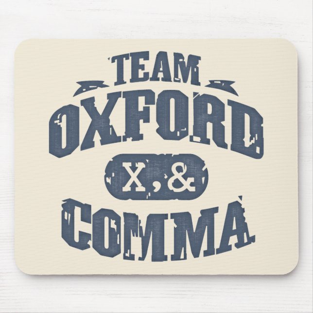Team Comma Mouse Mat (Front)