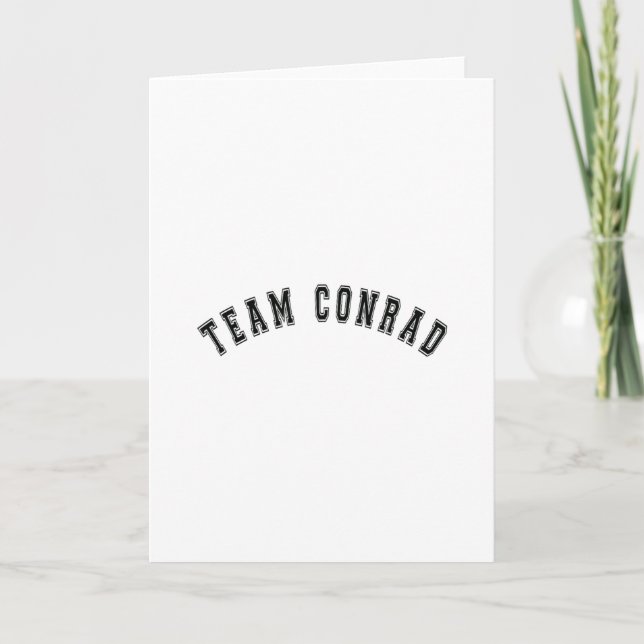 Team Conrad Favorite Martha's Vineyard Summer Vaca Card (Front)