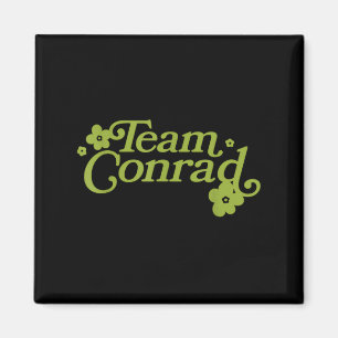 Team Conrad Floral Graphic For Men Women Funny Quo Magnet