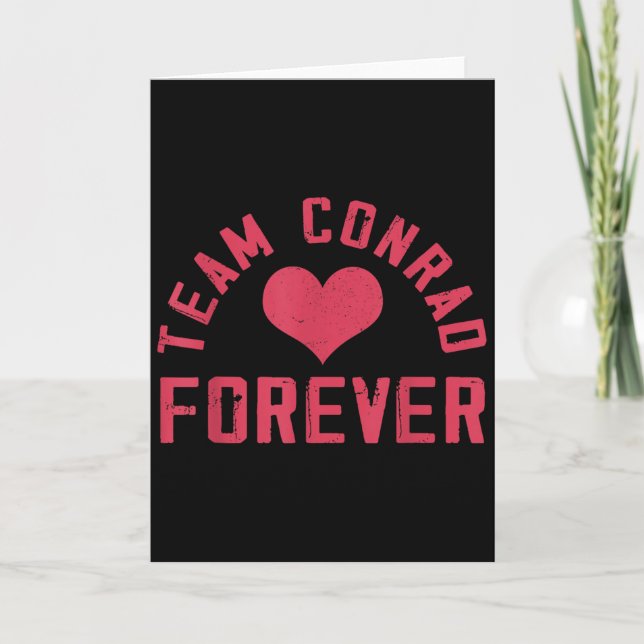 Team Conrad Retro Forever Vintage  Card (Front)