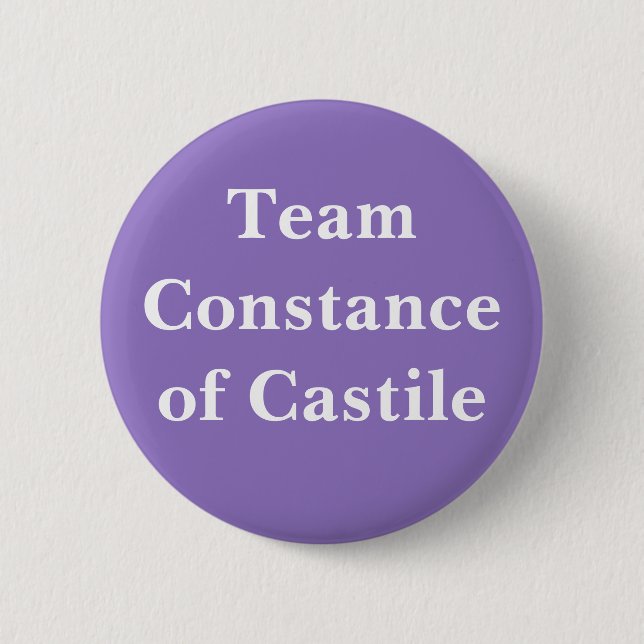 Team Constance of Castile 6 Cm Round Badge (Front)