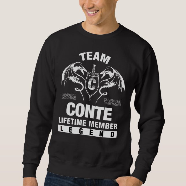 Team Conte Lifetime Member Sweatshirt (Front)
