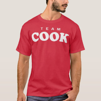 Team Cook Personalized Surname Bride Groom Family  T-Shirt