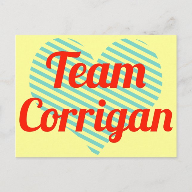 Team Corrigan Postcard (Front)