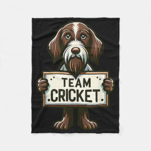 Team Cricket1 Fleece Blanket