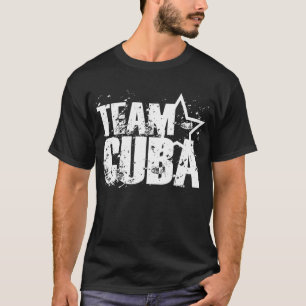 Team Cuba Black T-Shirt LIBRE Label Graphic Tee