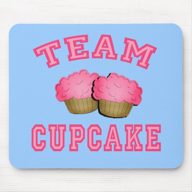 Team Cupcake Tshirts, Hoodies, Mugs, Gifts Mouse Mat (Front)
