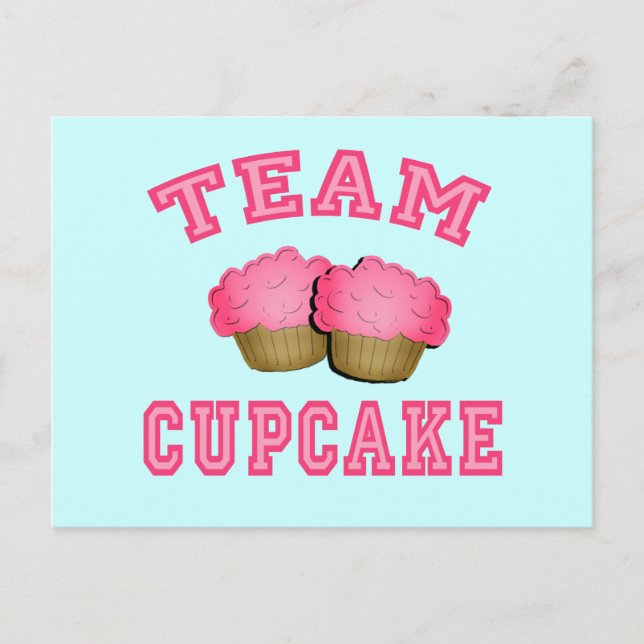 Team Cupcake Tshirts, Hoodies, Mugs, Gifts Postcard (Front)