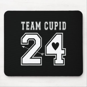 Team Cupid 2025 Valentines Day Sports Jersey Style Mouse Mat