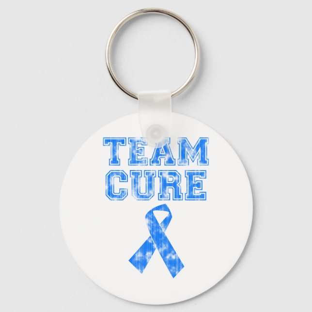 Team Cure (Blue) Key Ring (Front)