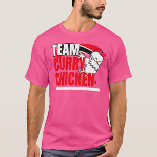 Team Curry Chicken Trinidad And Guyana Patriotic C T-Shirt