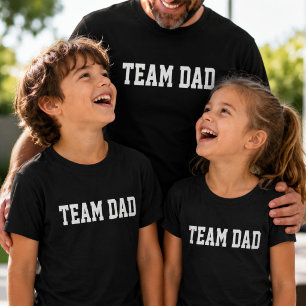 Team Dad Matching Kids Fathers Day Gift T-Shirt