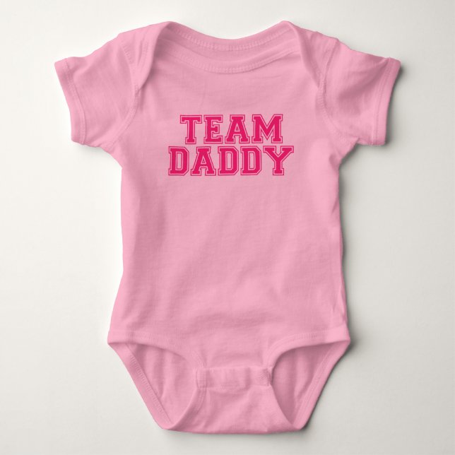 Team Daddy Baby Bodysuit (Front)