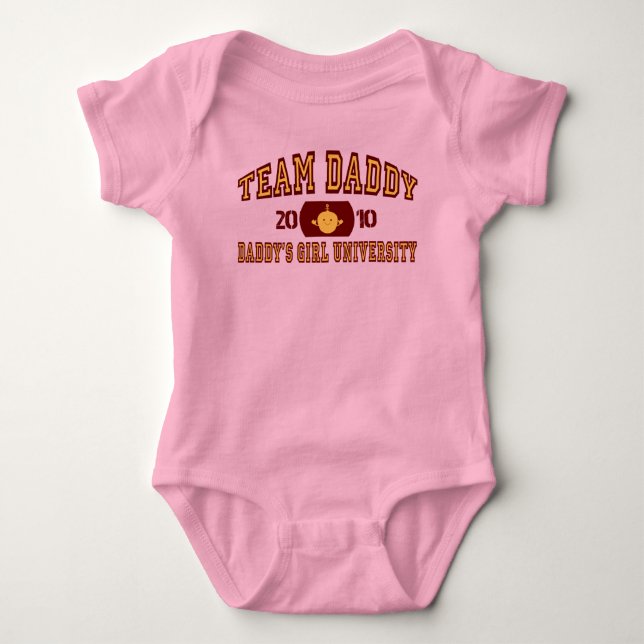 "Team Daddy" Baby Bodysuit (Front)